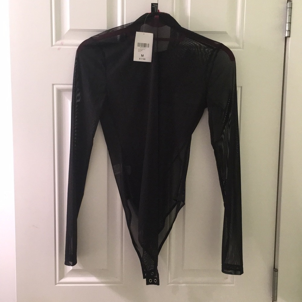 Mesh Rose Bodysuit - Picture 2 of 2